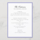Recherche de cadre mariage menus De réception de