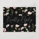Recherche de black boho mariage invitations Fleur sauvage