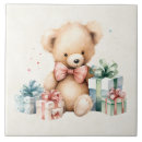 Recherche de ours mignon carreaux Noël