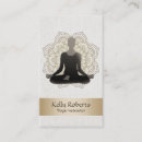 Recherche de professeur de yoga cartes visite Méditation