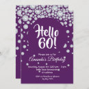 Recherche de blanc violet invitations Moderne
