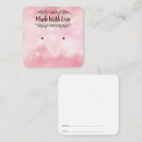 Recherche de coeur romantique cartes visite Rose