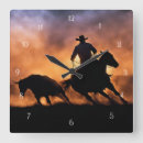 Recherche de western pour horloges Équitation