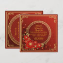 Recherche de bilingue mariage invitations Rouge