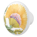 Recherche de fleur jaune boutons et poignées de porte Décoratif