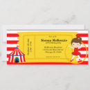 Recherche de billet de cirque invitations Fête d'anniversaire au cirque