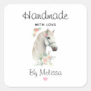 Zoek naar witte paarden stickers Equine