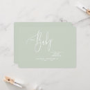 Zoek naar sage baby shower invitations Eenvoudig