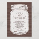 Recherche de pot de maçon anniversaire invitations Fête d'anniversaire