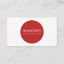 Recherche de cercle rouge cartes visite Coiffeur