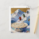 Recherche de ski drôle cartes postales Ours