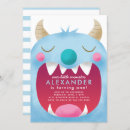 Recherche de monster party invitations Boy