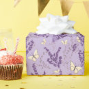 Recherche de papillon lavande papier cadeau Floral
