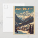 Recherche de ski suisse cartes postales Station de ski