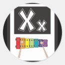 Recherche de capitales autocollants Alphabet