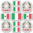 Recherche de italien drapeau autocollants Armoiries