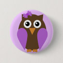 Recherche de hibou badges Vecteur