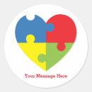 Recherche de autism puzzle autocollants Asperger