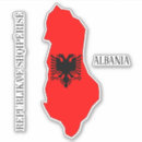 Recherche de drapeau albanais autocollants Drapeaux du monde