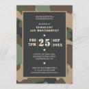 Recherche de de camouflage invitations Simple