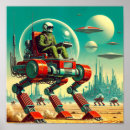 Recherche de terrestre art Rétro