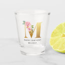 Recherche de joyeux anniversaire floral Monogramme