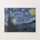 Recherche de peintures impressionnistes célèbres puzzles Vincent van gogh