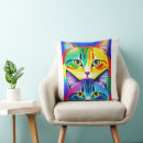 Recherche de chats abstraits coussins Décoratif