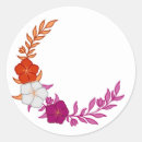 Recherche de beau pourpre autocollants Floral