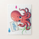 Recherche de poulpe puzzles Drôle