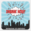 Recherche de anniversaire comique autocollants Bande dessinée