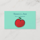Recherche de pomme rouge cartes visite Fruit
