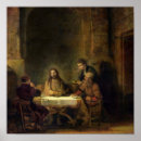 Recherche de emmaus posters Rembrandt