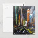 Recherche de peinture de new york cartes postales Paysage urbain