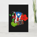 Recherche de drapeau de rico vœux cartes Grenouille
