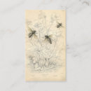 Recherche de dessin d abeille cartes visite Vintage
