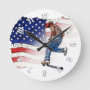 Recherche de scooter horloges Drapeau américain