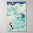 Recherche de rétro de ski posters Skieur