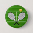 Zoek naar tennisbal buttons Tennisbaan