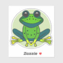 Zoek naar cartoon kikker stickers Karakter