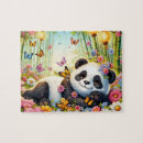 Recherche de panda puzzles Illustration
