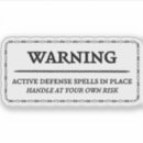 Zoek naar grappige spreuken stickers Magie