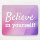 Recherche de mots positifs tapis souris Typographie