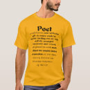 Zoek naar metaforen tshirts Poëzie