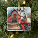 Zoek naar wit paard ornamenten Kerstmis
