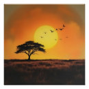 Zoek naar afrikaanse zonsondergang posters Safari