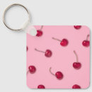 Recherche de motif de cerise porteclés Rose