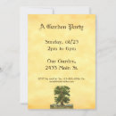 Recherche de chêne vintage invitations Fête d'été