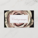 Recherche de dame vintage cartes visite Rose
