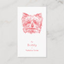 Recherche de terriers cartes visite Pour animaux